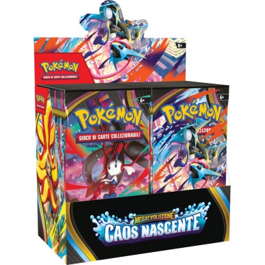 megaevoluzione caos nascente - box 36 bustine (ita)