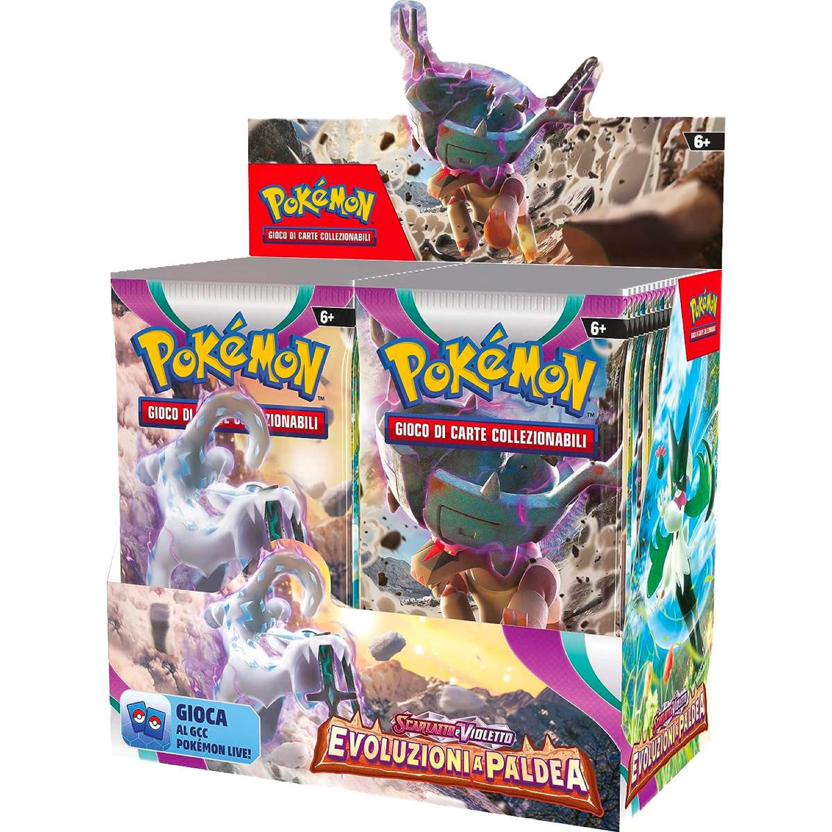 pokemon scarlatto e violetto evoluzioni a paldea - box 36 bustine (ita) - pk61331