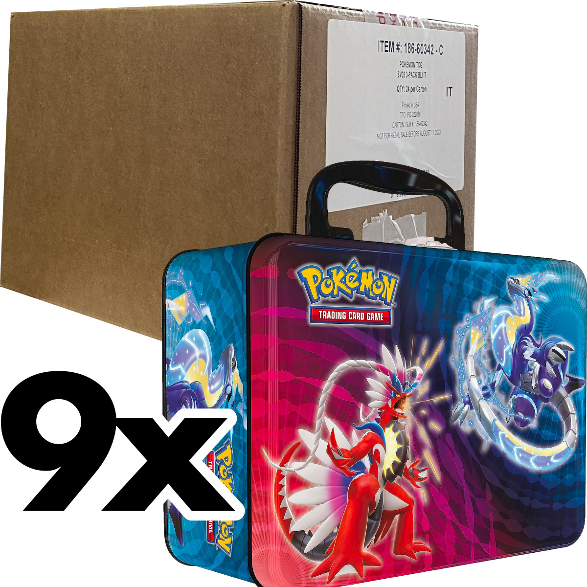 POKEMON COMPANY Pokemon Gcc - Scarlatto E Violetto - Box 9x Valigetta In  Metallo Con 6 Bustine Back To School (ita) - PK62310 a 269,91 €