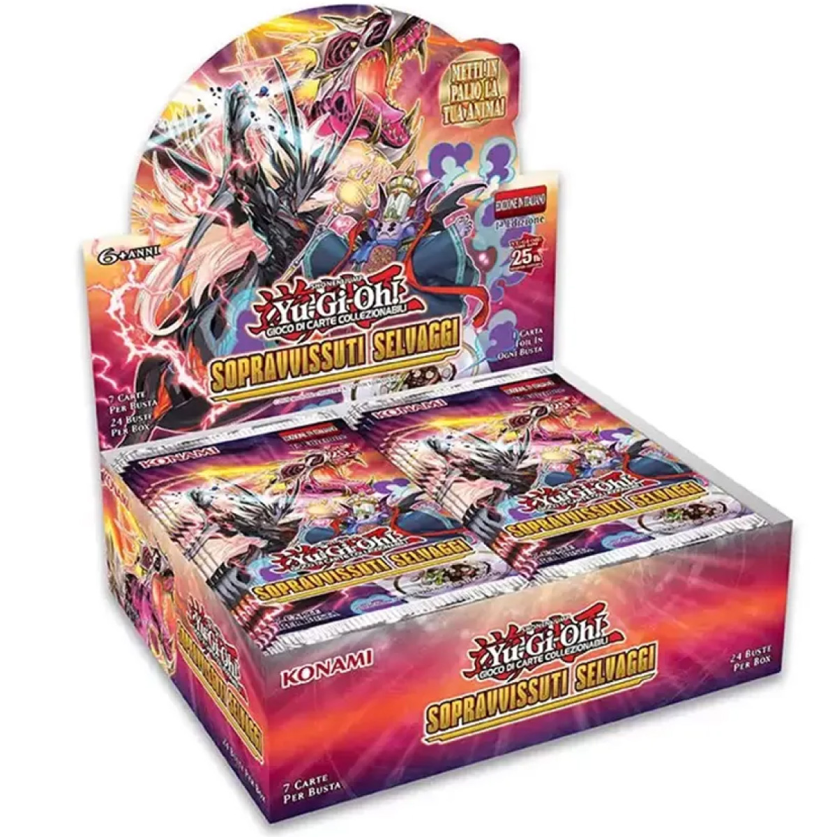 yu-gi-oh! - sopravvissuti selvaggi - box 24 buste (ita) - yu16110