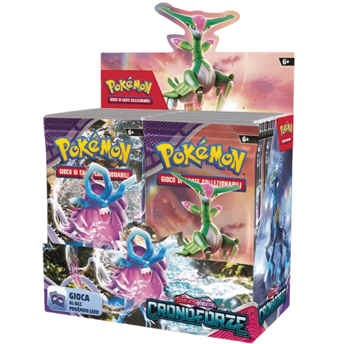 pokemon scarlatto e violetto cronoforze - box 36 bustine (ita) - pk61461