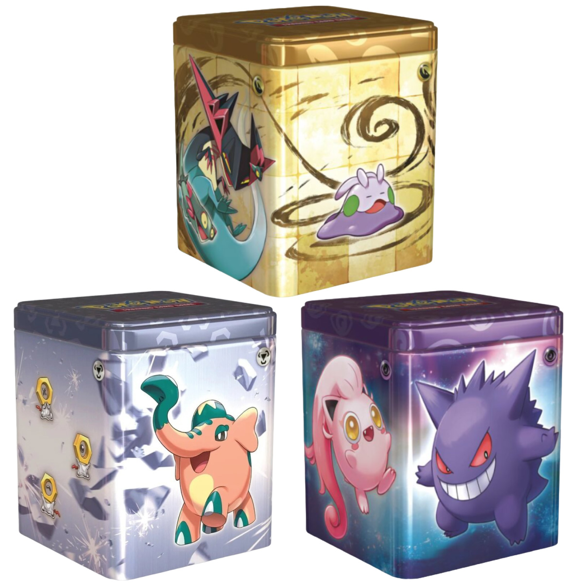 pokemon - collezione completa 3 stacking tin (ita) - pk61437