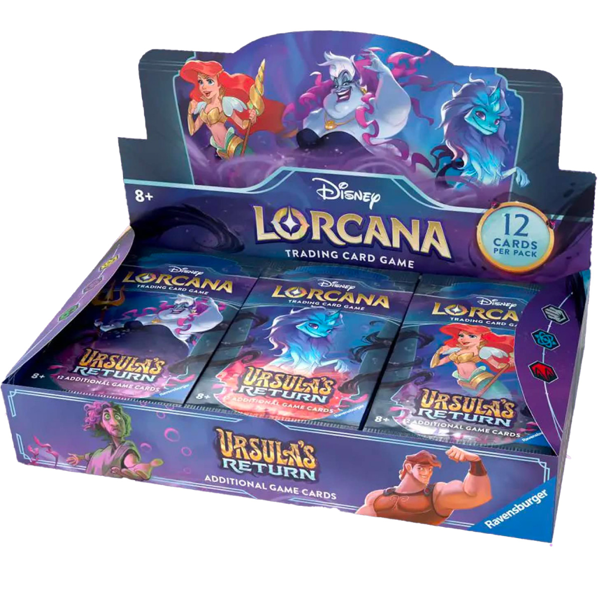 lorcana - il ritorno di ursula - box 24 buste (ita)