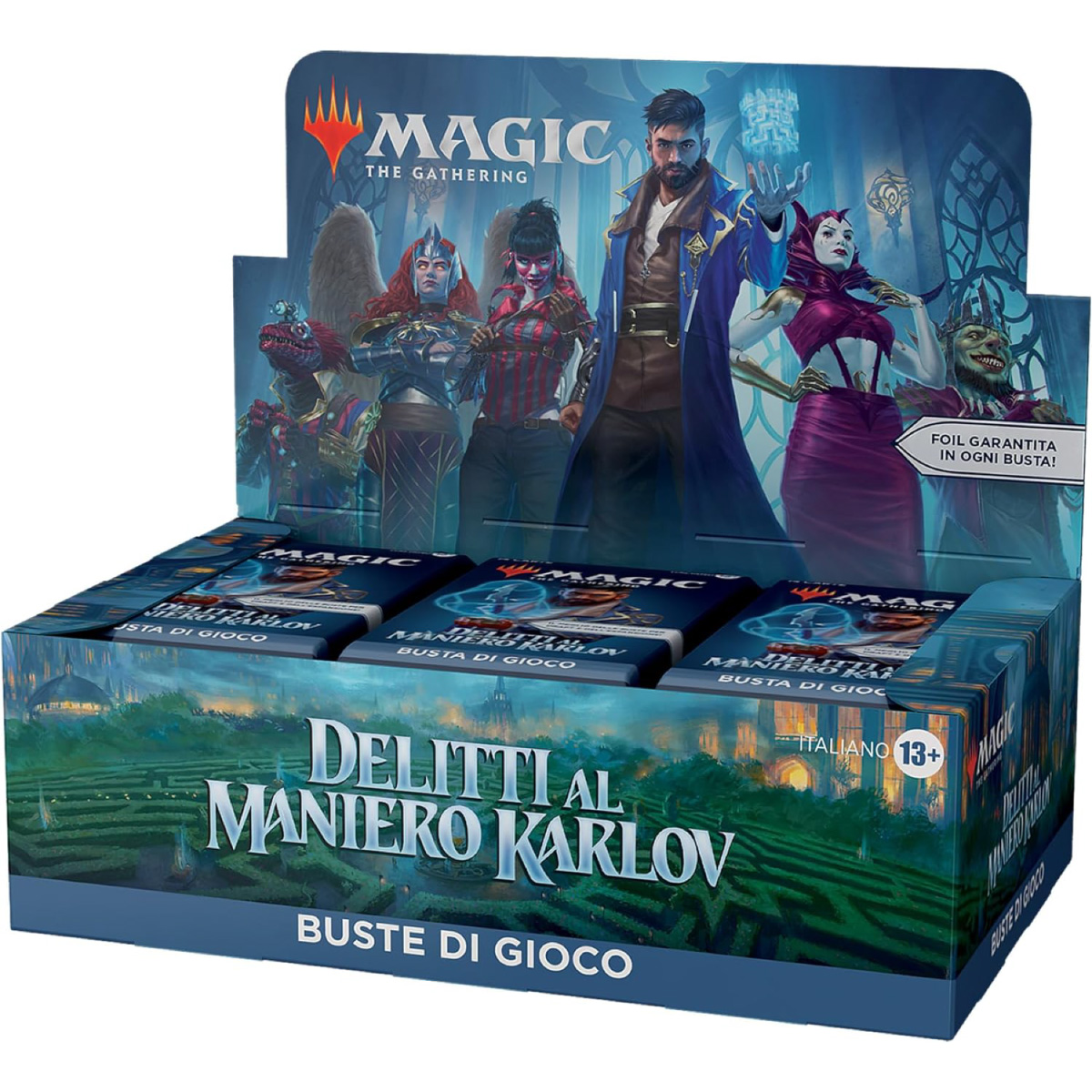 magic the gathering - delitti al maniero karlov - buste di gioco - box 36 buste (ita)