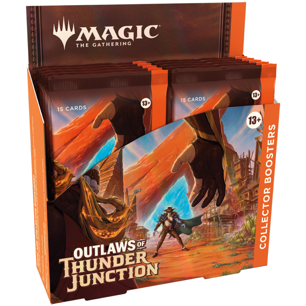 magic the gathering - outlaws of thunder junction - collector booster - box 12 buste (eng)