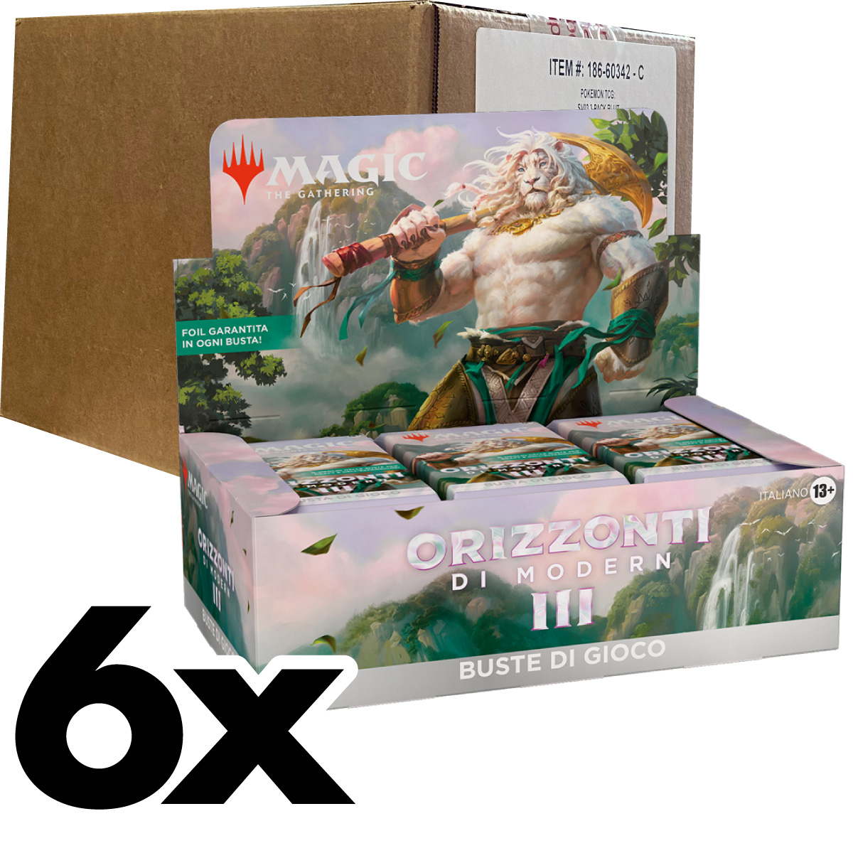 magic the gathering - orizzonti di modern 3 - buste di gioco - case sigillato 6x box 36 buste (ita)