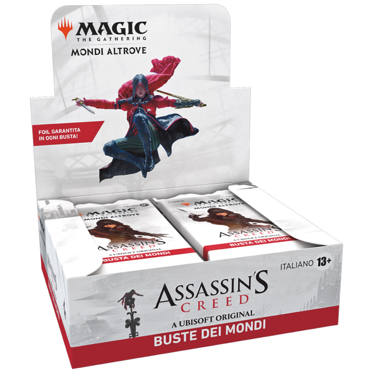magic the gathering - mondi altrove: assassin's creed - busta di gioco - box 24 buste (ita)