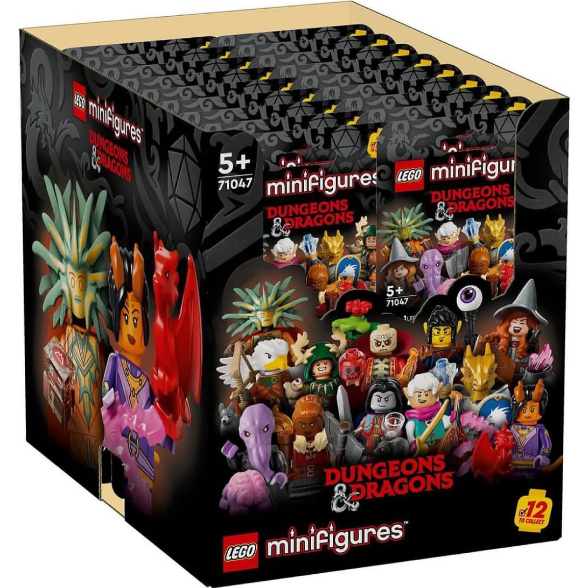 71047 - minifigure dungeons & dragons - box 36 bustine