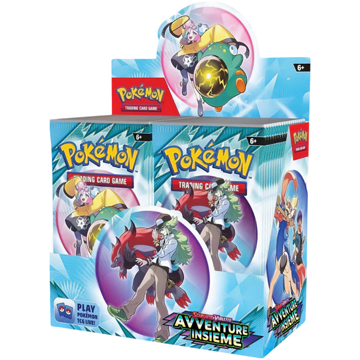 pokemon scarlatto e violetto avventure insieme - box 36 bustine (ita)