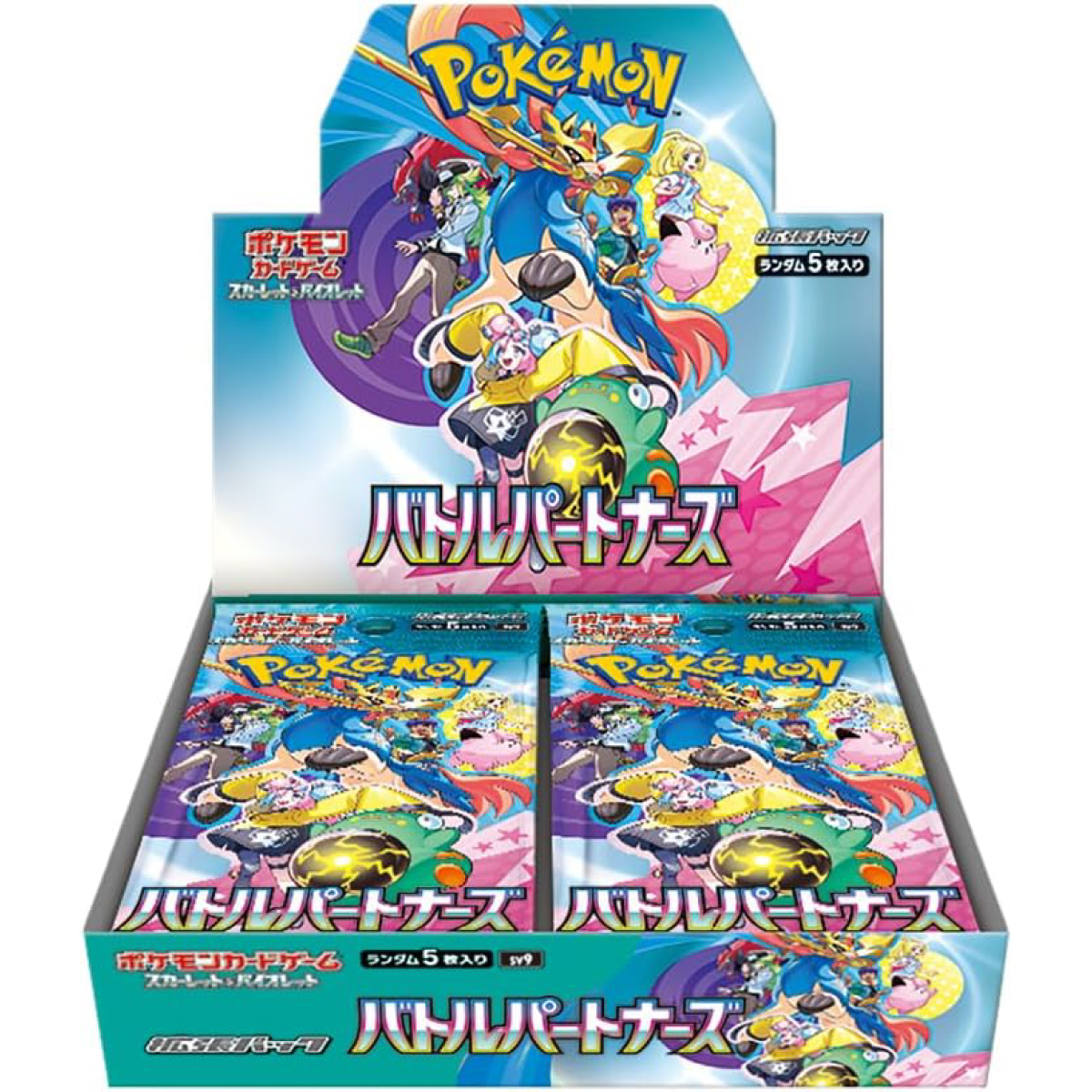 pokemon battle partners sv9 - box 30 buste (jap)
