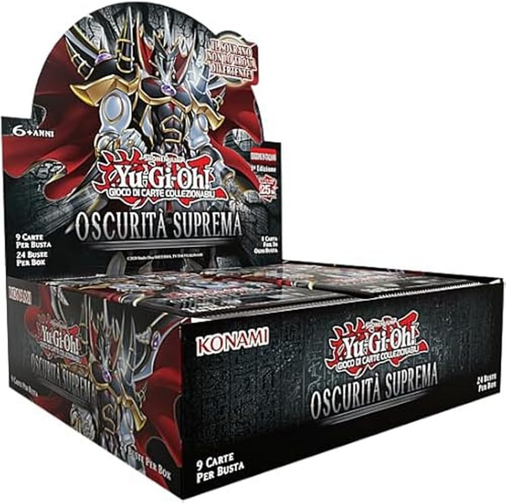 yu-gi-oh! - oscurita suprema - box 24 buste (ita)