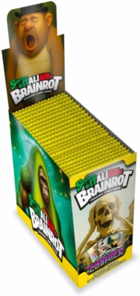 skifidol - italian brainrot tcg - allucinazione cosmica - box da 24 bustine da 14 carte ciascuna
