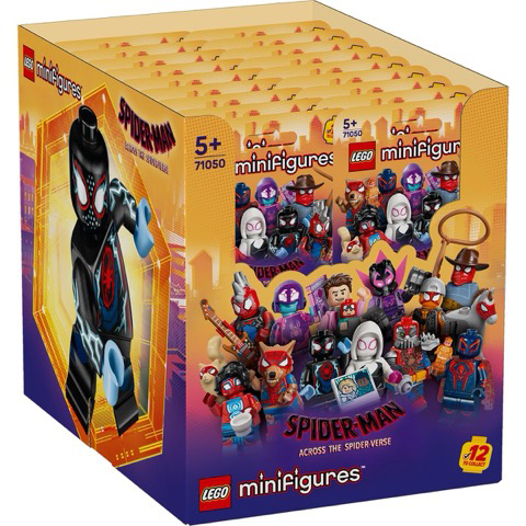 71050 - lego minifigures - spider-man: across the spider-verse - box 36 bustine