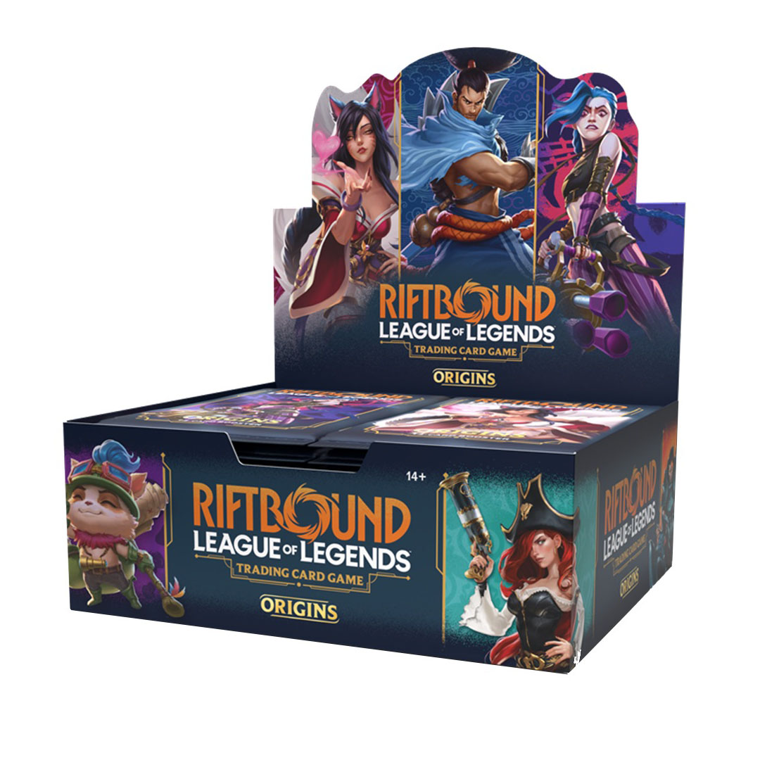 league of legends - riftbound: origins - booster display - 24 bustine (eng)
