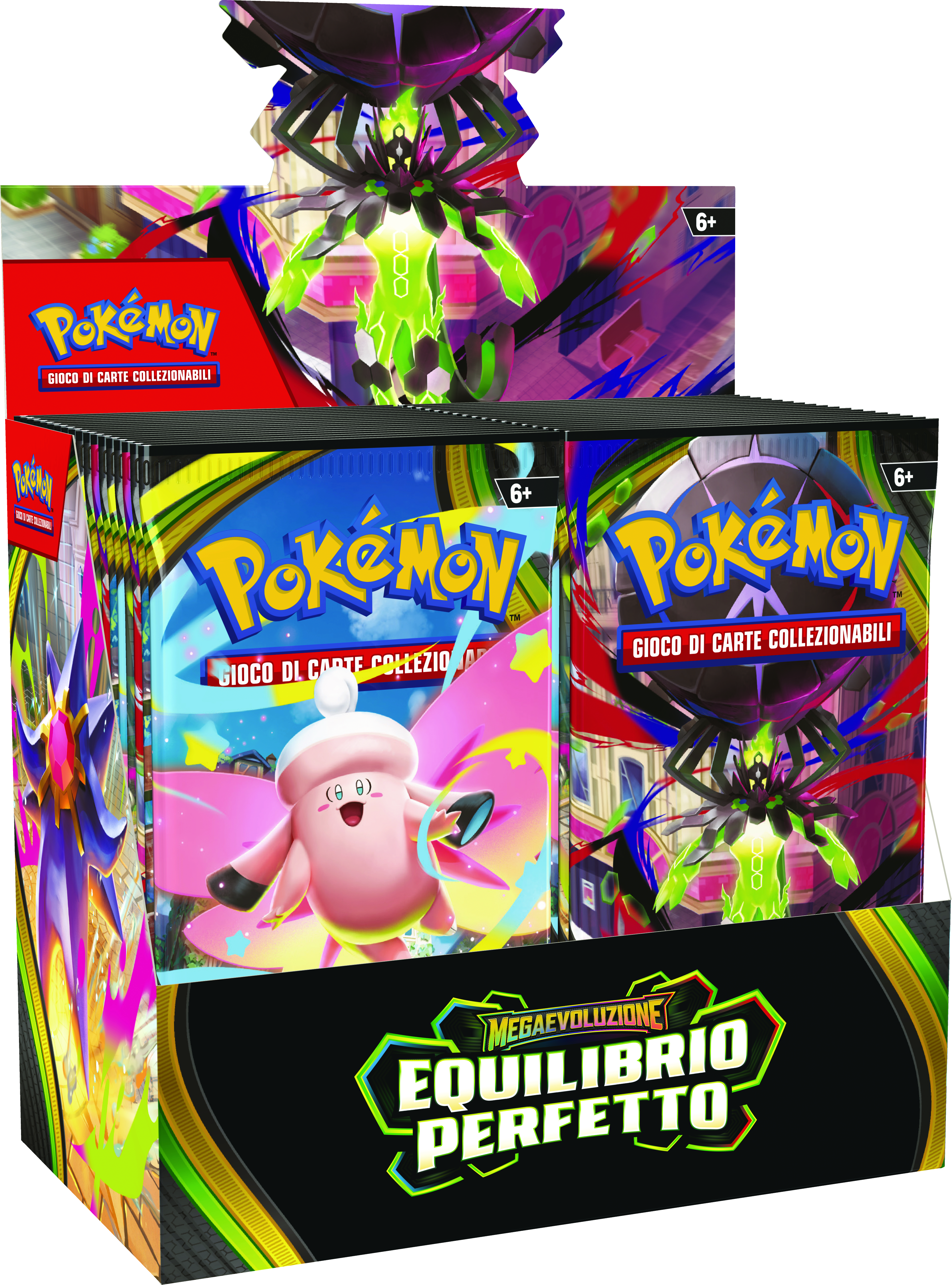 pokemon - megaevoluzione - equilibrio perfetto - box 36 bustine