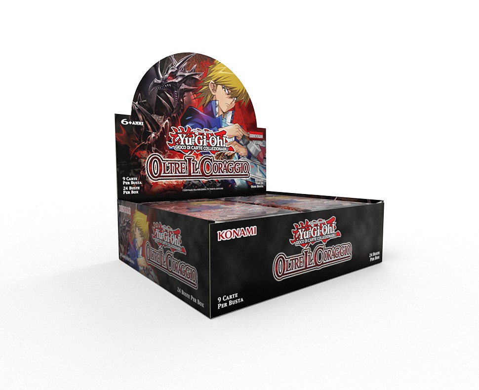 yu-gi-oh! - oltre il coraggio - box 24 bustine (ita)