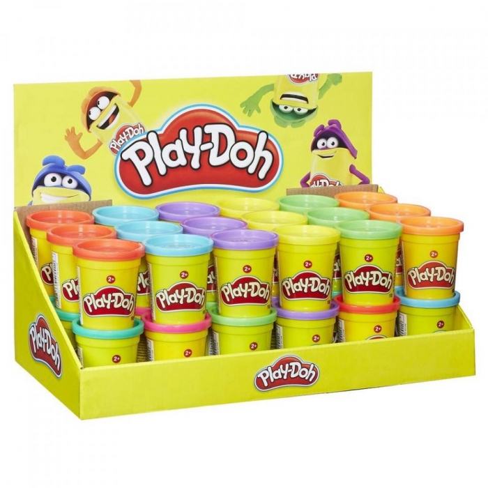 HASBRO Play-doh Vasetto Singolo Di Pasta Modellabile Dadi e