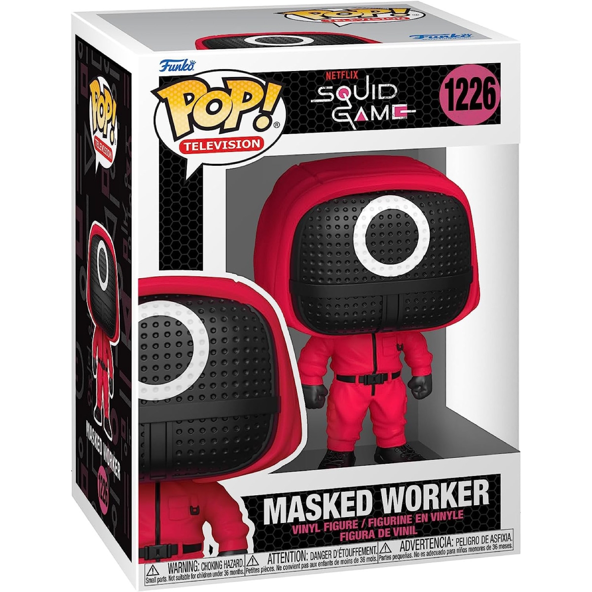 FUNKO Squid Game Masked Worker Funko Pop 1226 Dadi e Mattoncini