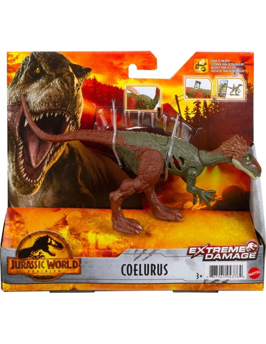 MATTEL Jurassic World - Extreme Damage - Coelurus a 12,99 €