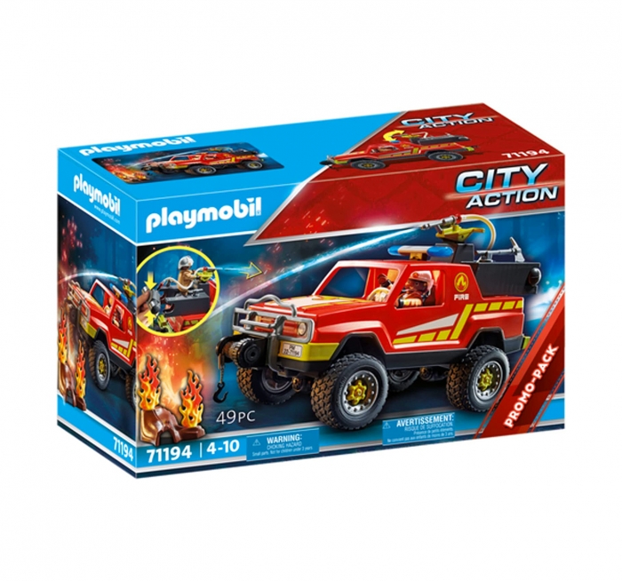 PLAYMOBIL City Action 9465, Veicolo Dei Vigili Del Fuoco Con Braccio - Foto 7