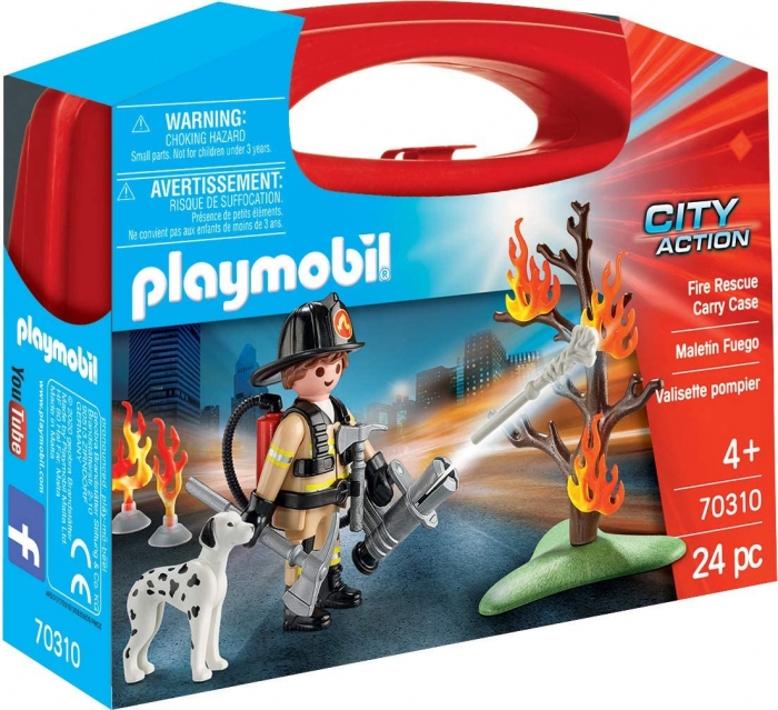Playmobil City Action Squadra dei Vigili del Fuoco con pompa d'acqua 9468