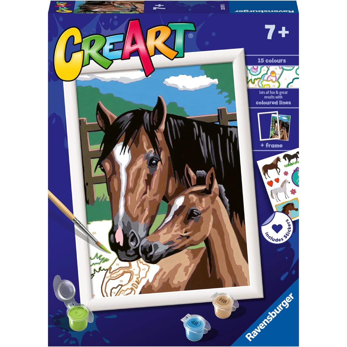 Ravensburger CreArt Serie B Art Collection Klimt: La Vergine per Dipingere