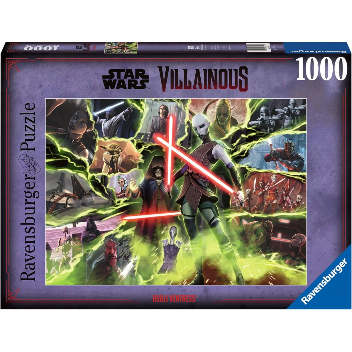 RAVENSBURGER Star Wars Villainous: Asajj Ventress - Puzzle 1000 Pezzi a  14,99 €