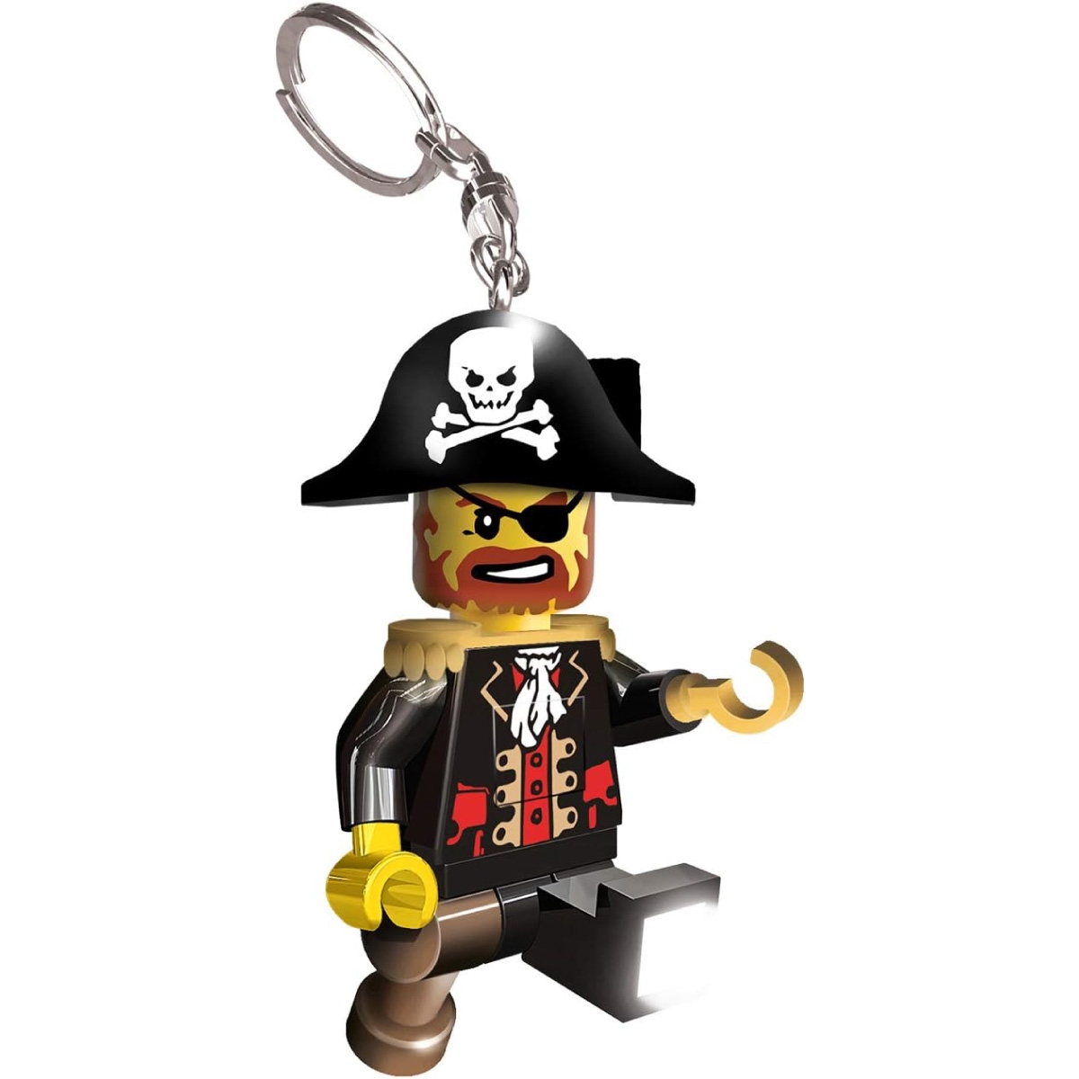 LEGO Lgl-ke23 - Capitano Pirata - Portachiavi Con Torcia Led a 12