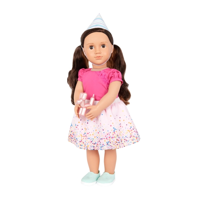 Our Generation Puppenoutfit – Sommer-Set Mit Top, Shorts & Regenbogen-Mütze Für 46 Cm Puppen