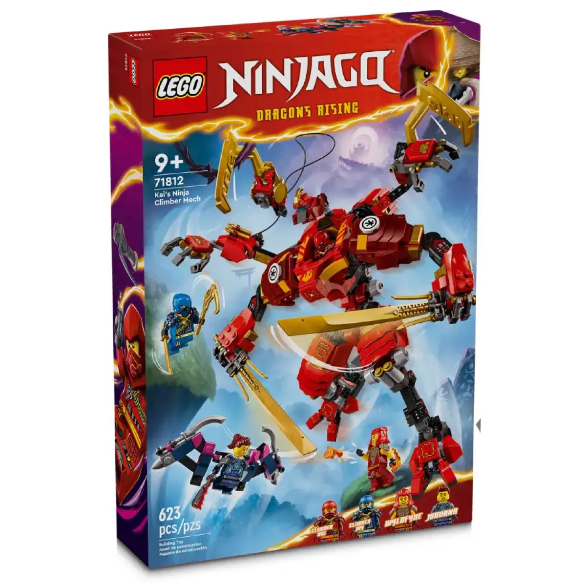 LEGO 71812 - Climber Mech Ninja Di Kai - Dadi e Mattoncini