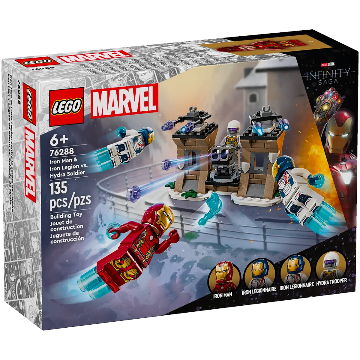 LEGO 76288 Iron Man E Legione Di Ferro Soldati Hydra Dadi