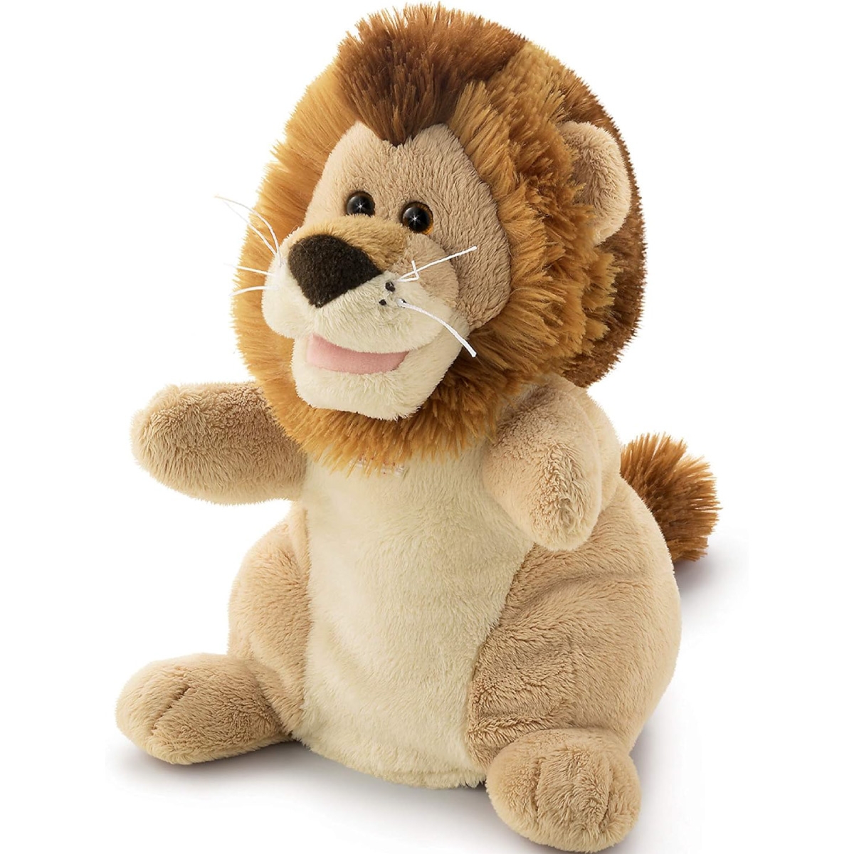HMLTD Bambola di Peluche Leone, Peluche Leone,Giocattolo di Peluche Leone interattivo ed educativo - Bambola Leone Ultra Morbida e Carina per la Decorazione Domestica, Animale di Peluche Leone da