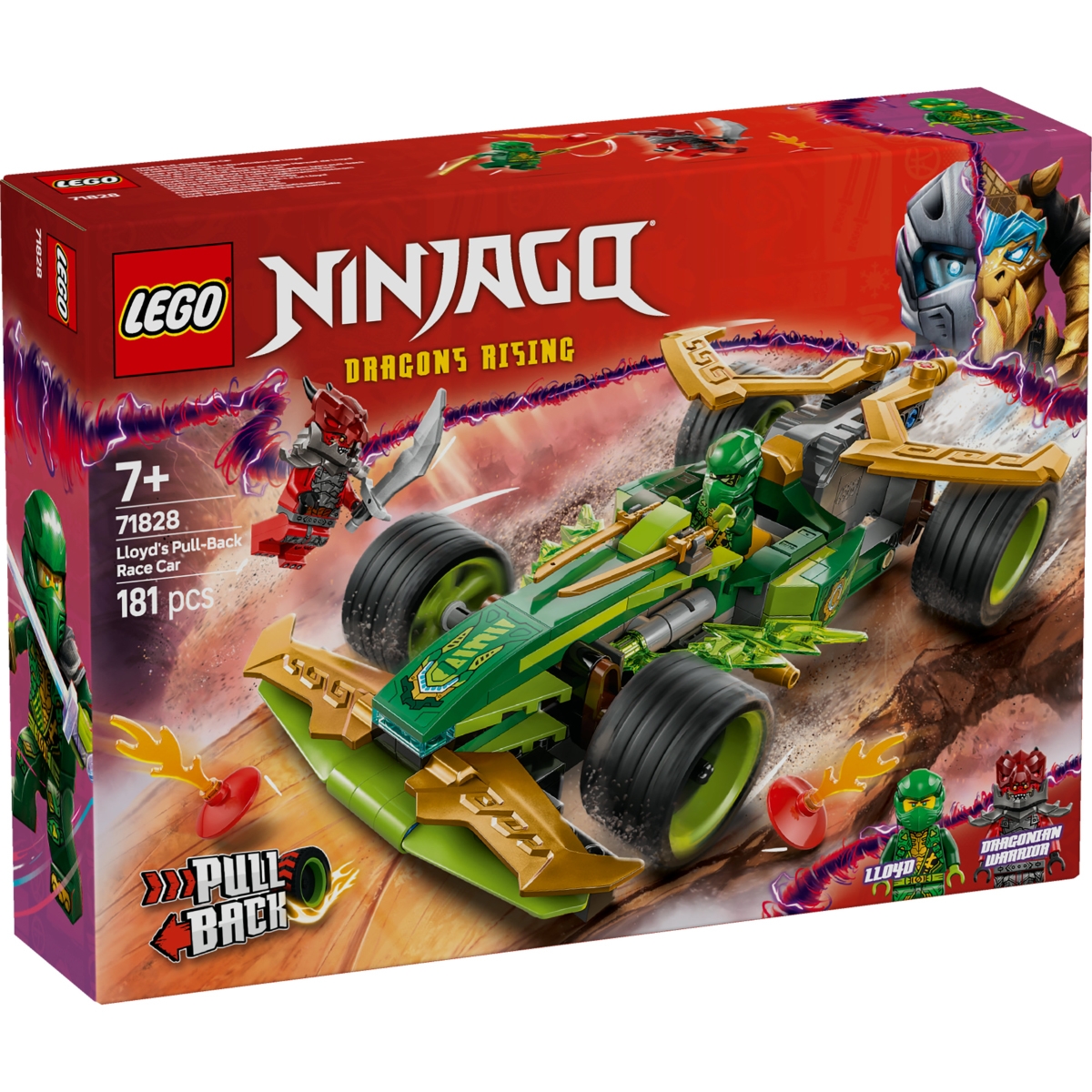 LEGO 71828 Racer Pull-back Di Lloyd Dadi e Mattoncini