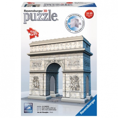 arco di trionfo - puzzle 3d 216 pezzi