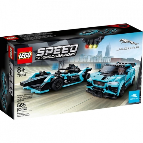 LEGO® 76898 - Formula E Panasonic Jaguar Racing GEN2 car & Jaguar I-PACE eTROPHY