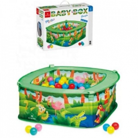 baby box giungla - box con 70 palline colorate