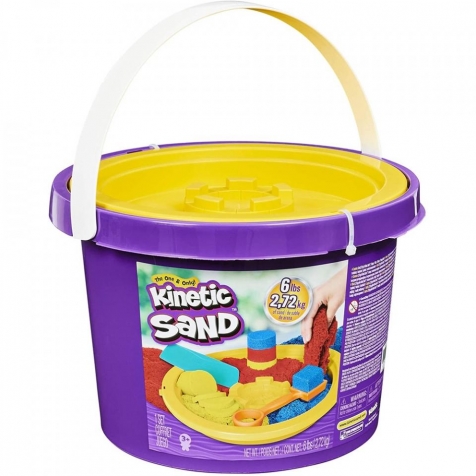 kinetic sand - secchiello con 3 colori 2,72 kg