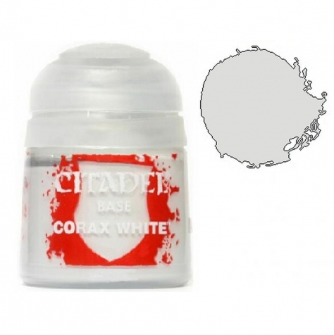base: corax white - boccetta di colore acrilico 12ml