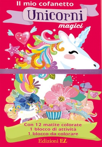 unicorni magici. il mio cofanetto. ediz. illustrata. con 12 matite colorate