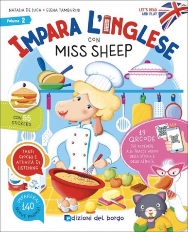 impara l'inglese con miss sheep. let's read and play. ediz. bilingue. con 55 stickers. con qr code per accedere alle tracce audio. vol. 2