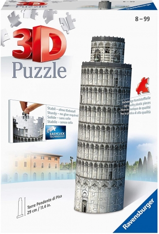 torre di pisa - puzzle 3d 216 pezzi