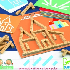 eduludo - sticks gioco educativo in legno