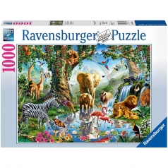 avventure nella giungla - puzzle 1000 pezzi