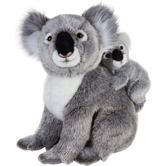 koala con baby - peluche 40cm national geographic