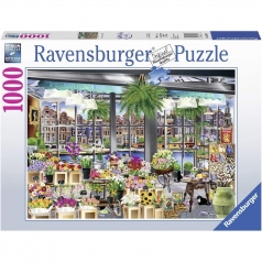 amsterdam flower market - puzzle 1000 pezzi