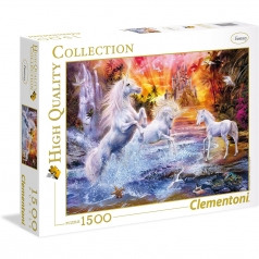 wild unicorns - puzzle 1500 pezzi high quality collection