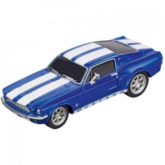carrera go!!! - ford mustang '67 racing blue