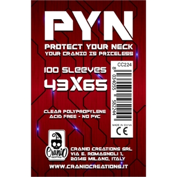 pyn 43x65 - confezione da 100 bustine protettive