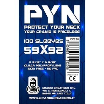 pyn 59x92 - confezione da 100 bustine protettive