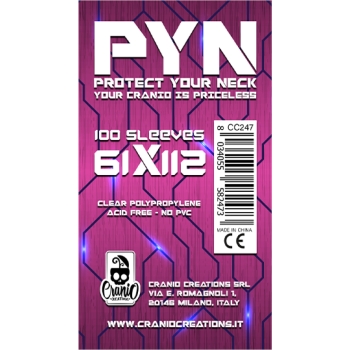 pyn 61x112 - confezione da 100 bustine protettive